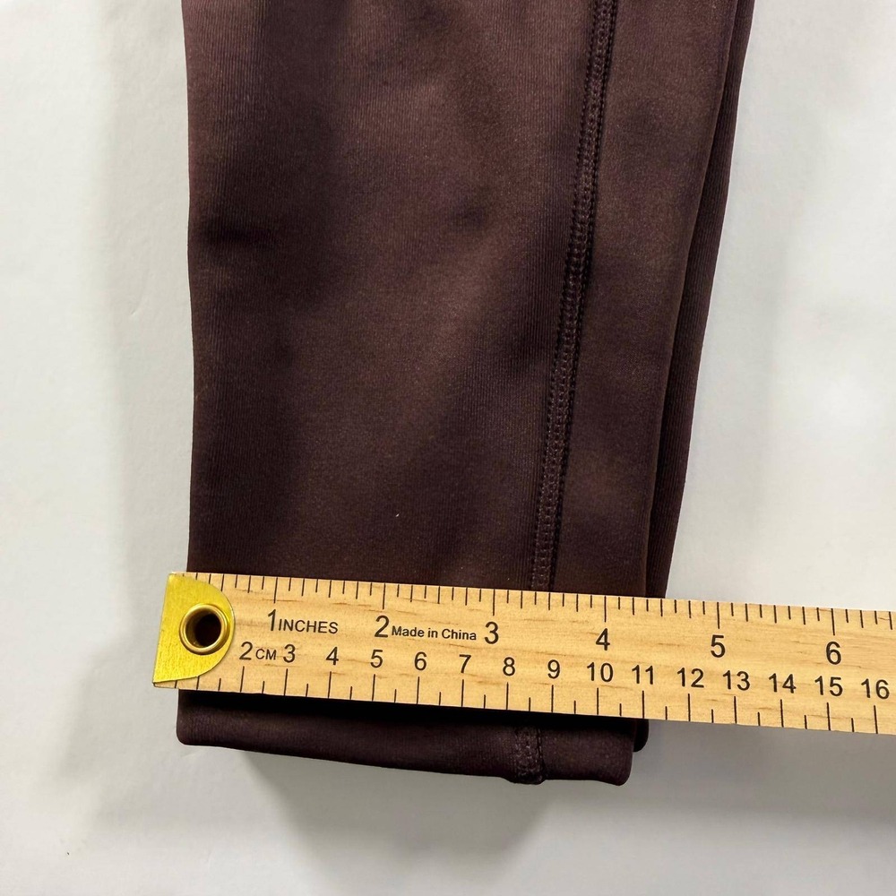 Avalanche Outdoor Supply Co Womens Medium Burgundy High Waist Pocket Leggings - Picture 13 of 14